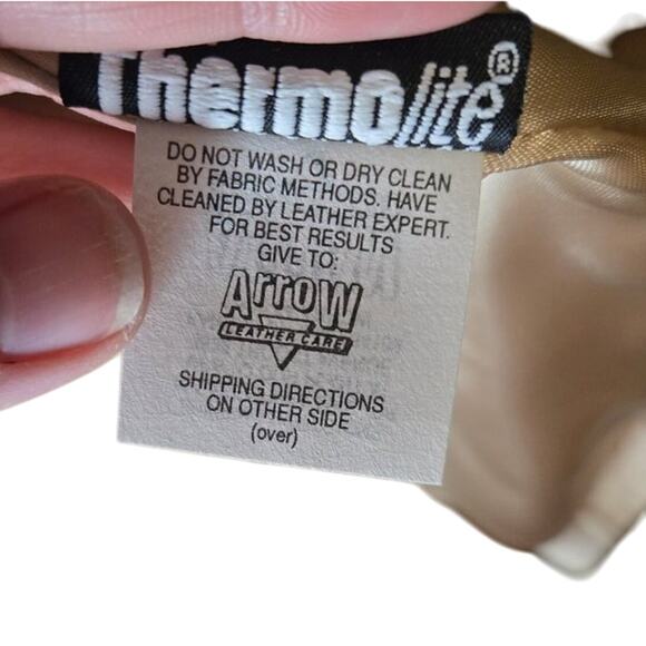 NWT Images by Damselle Premium Lamb Leather Nude Coat w/ Detachable Fox Fur Hood - Picture 14 of 15